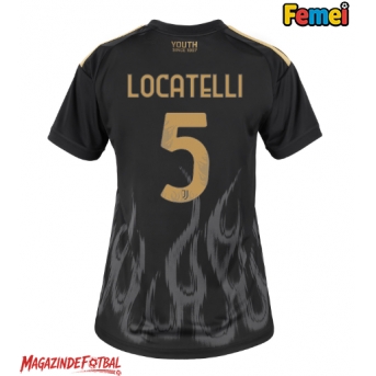 Juventus Manuel Locatelli #5 Tricou Fotbal Replică 2026-27 Femei Treilea